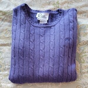 Lilly Pulitzer Cashmere Silk Cable Knit Sweater